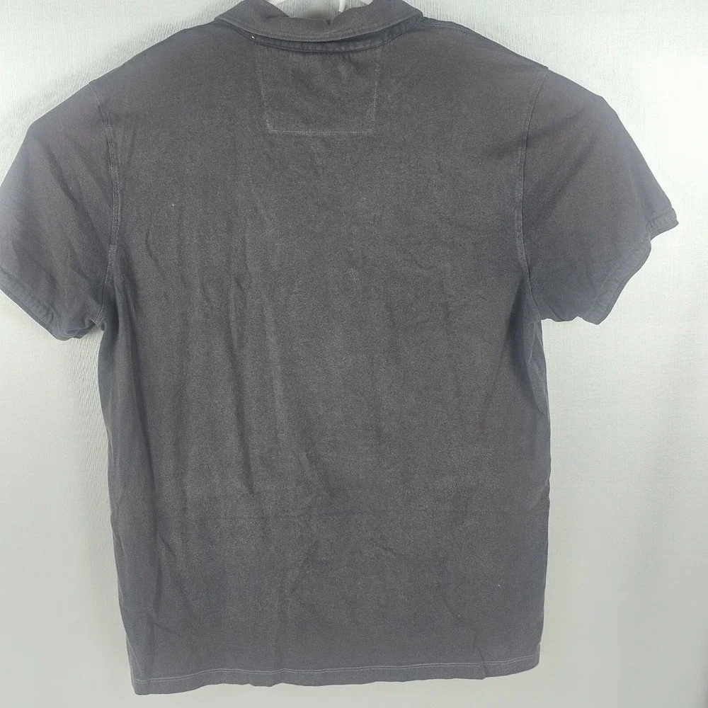 Banana Republic‎ Mens Polo Large Short Sleeve Brown Eagle Graphic